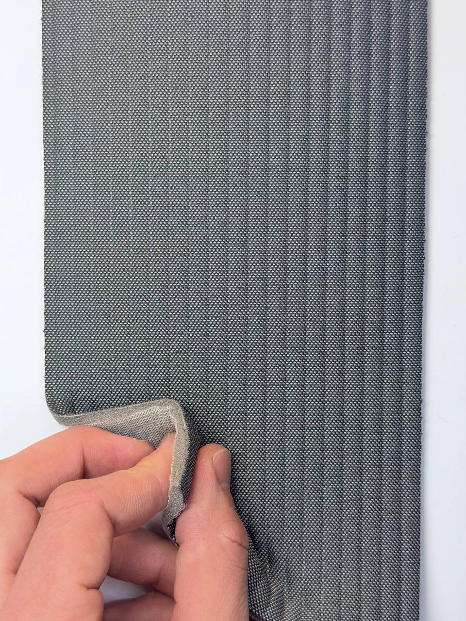 Автомобільна тканина для сидінь AU1.8 тиснення сіра