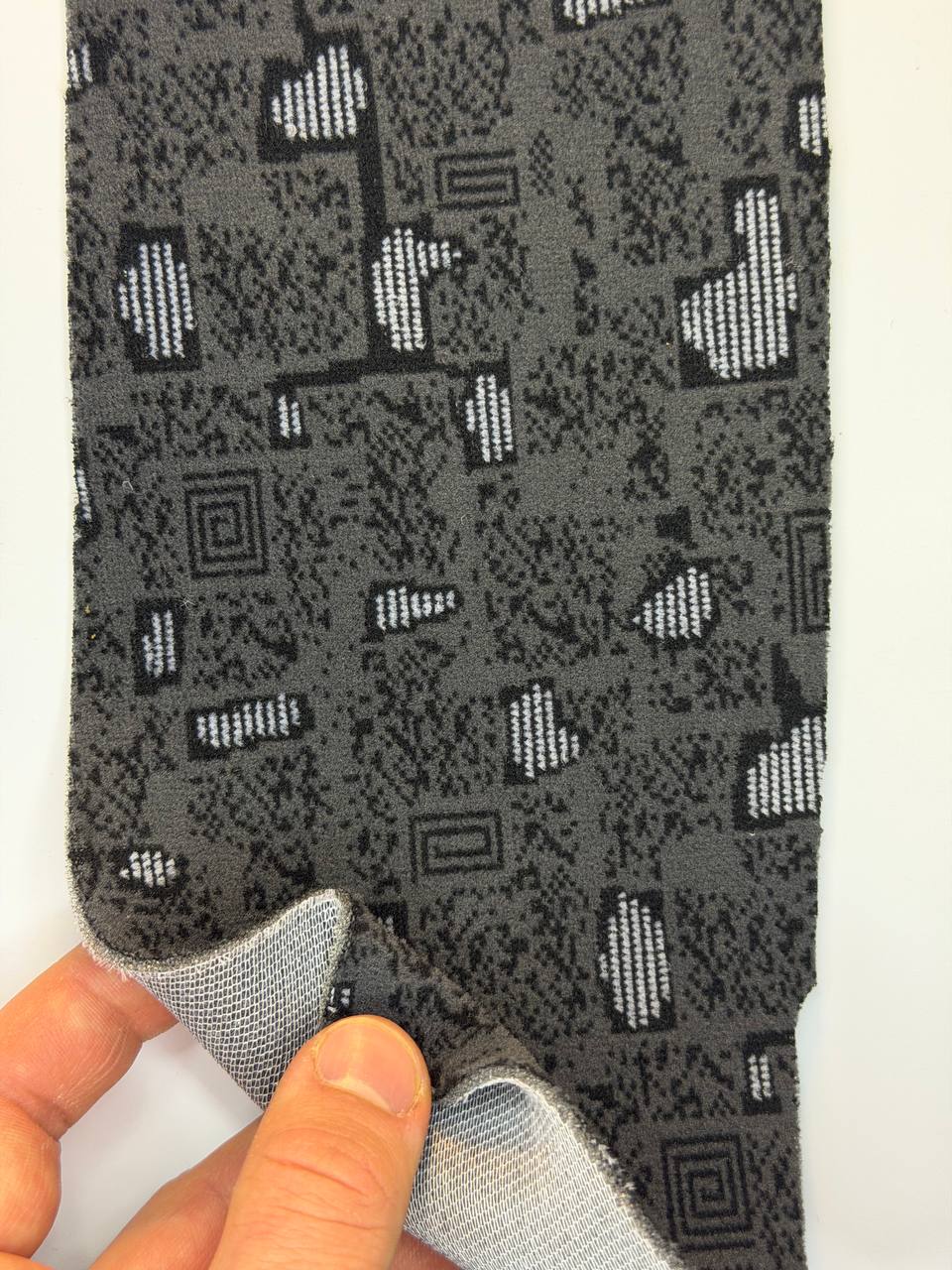 Велюр автомобільний Lara сіра